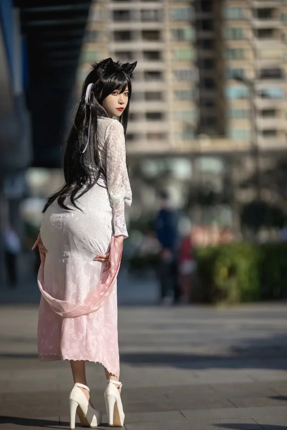 二佐Nisa - No.198 碧蓝航线·爱宕旗袍 [18P-80MB]